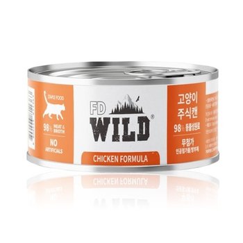 에프디 와일드 고양이 주식캔 치킨