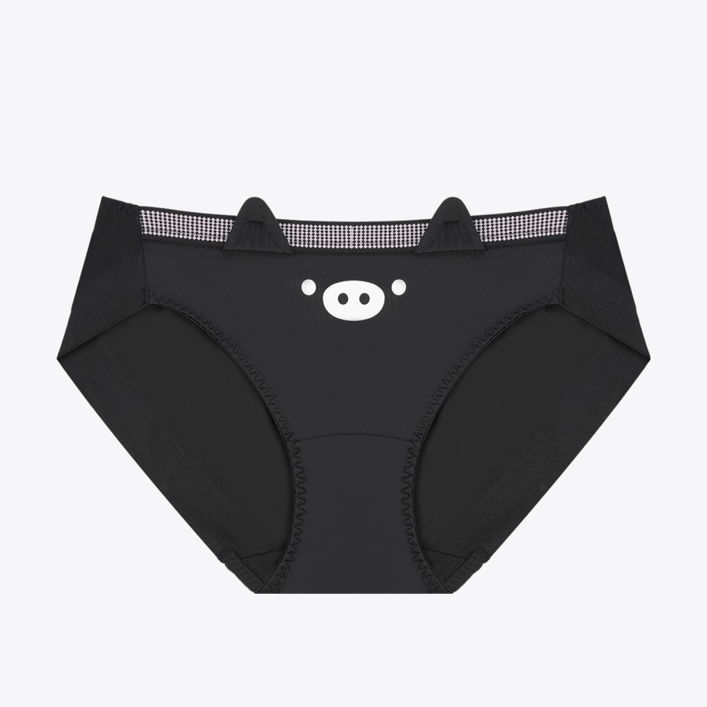 예스 예스 DP02 꿀꿀이 여성 햄라인팬티 여자 편한 속옷 스판 삼각 햄팬티 학생 YSWPZB03