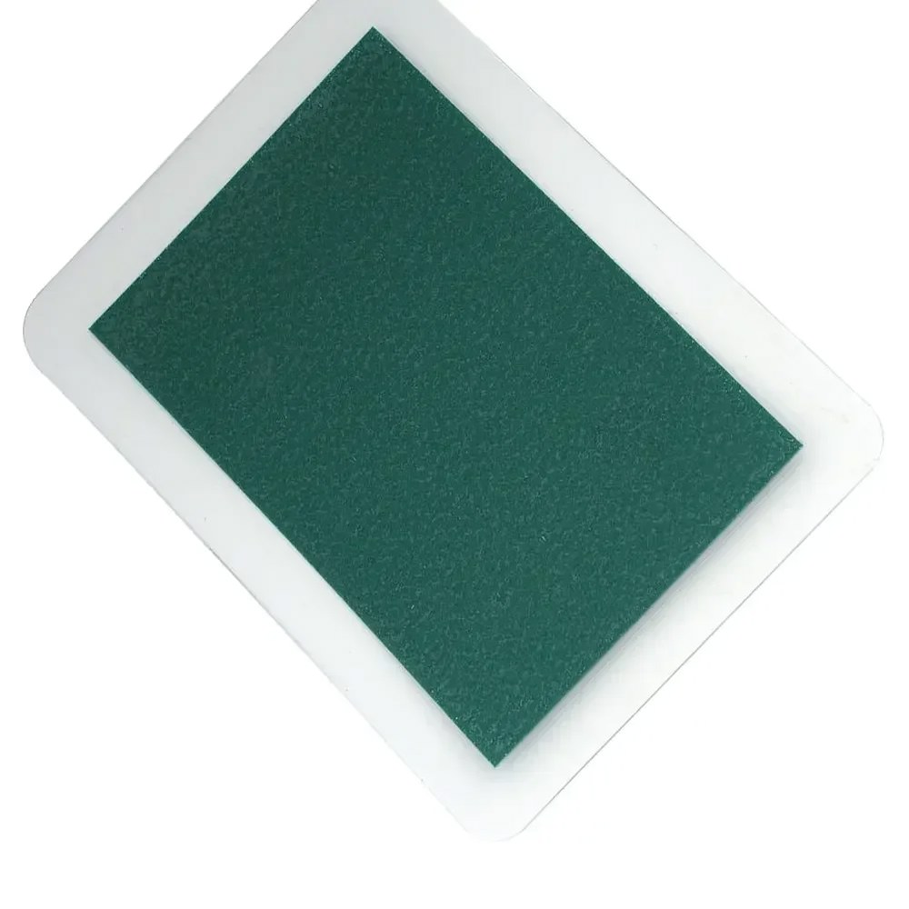 방사능측정기 디스플레이 패턴 카드 뷰어 보기 다크 1pc 100x100mm 그린 자기장