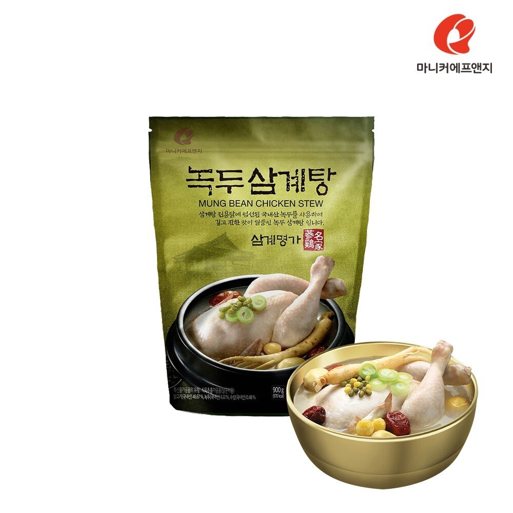 정다운 마니커에프앤지 녹두삼계탕 900g