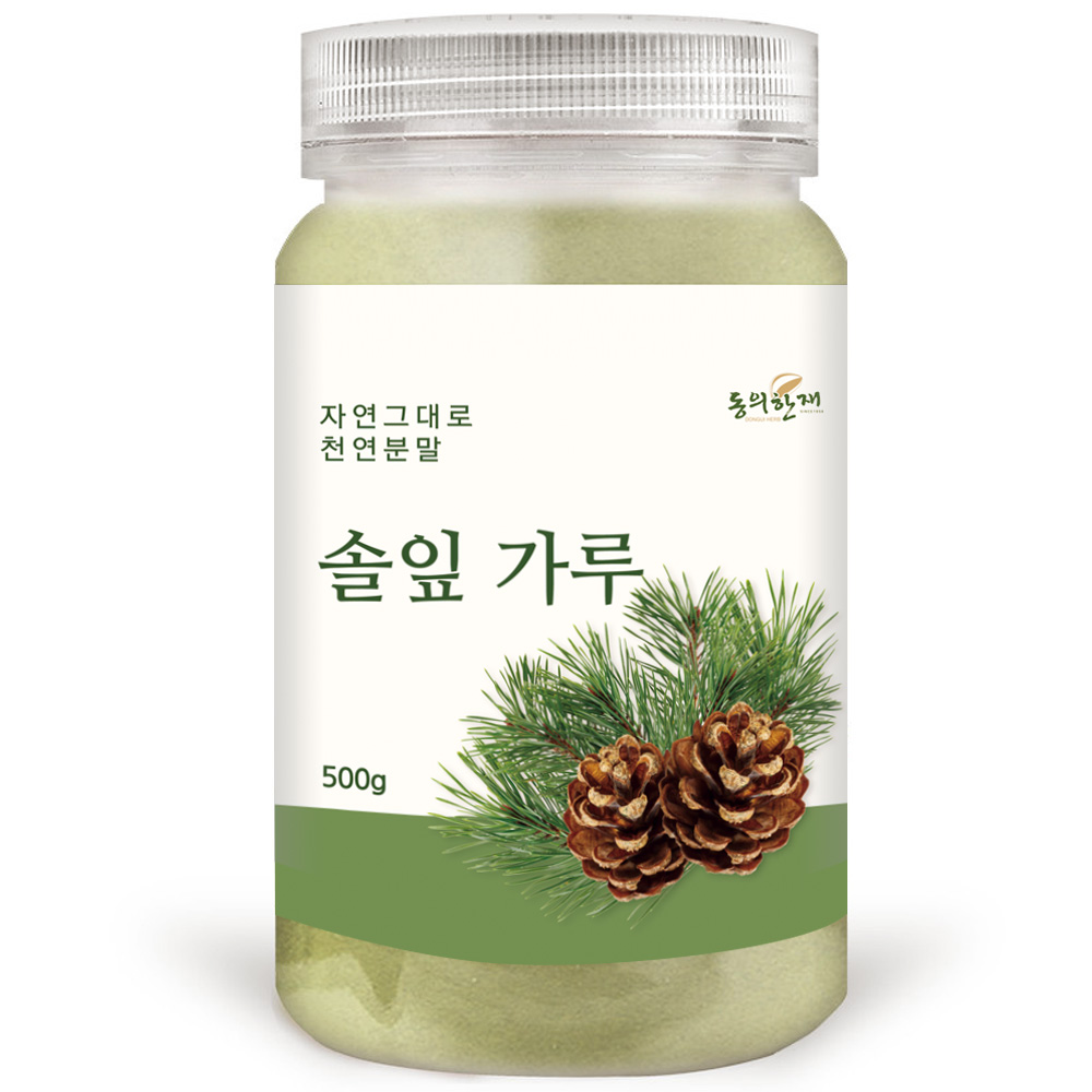 동의한재 100 국산 솔잎 가루 분말 500g