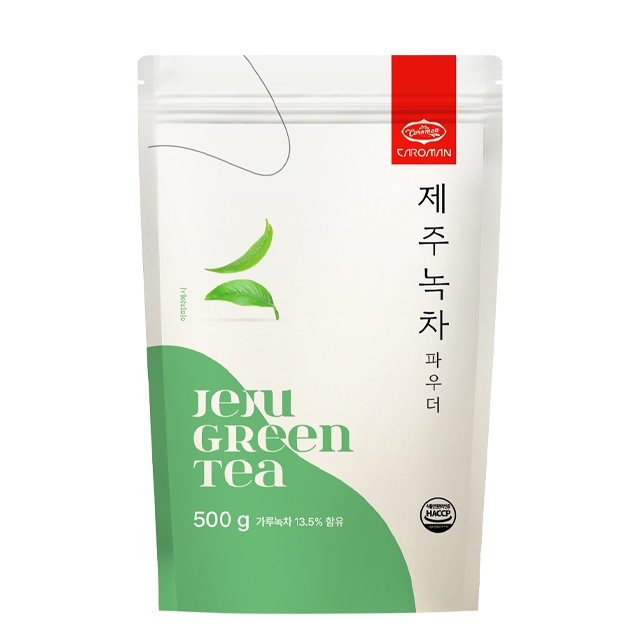 나래푸드텍 까로망 까로망 제주녹차 파우더 500g 2개 묶음