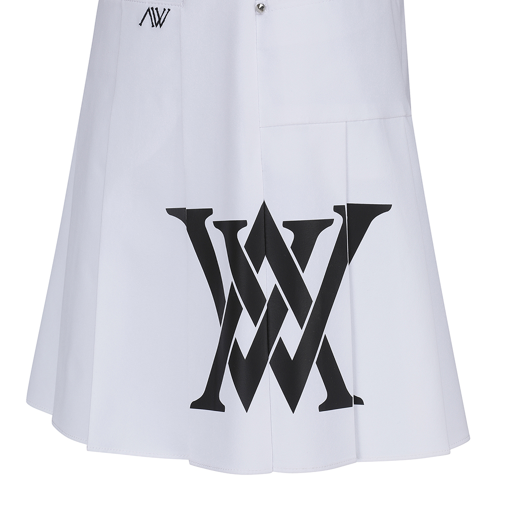 어뉴골프 WOMEN BIGLOGO PLEATS SKIRT SB AGDSWSQ03