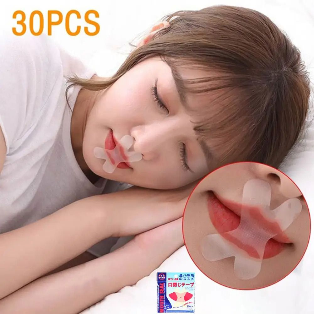 입벌림방지밴드 X타입 입막음테이프 30개 6팩