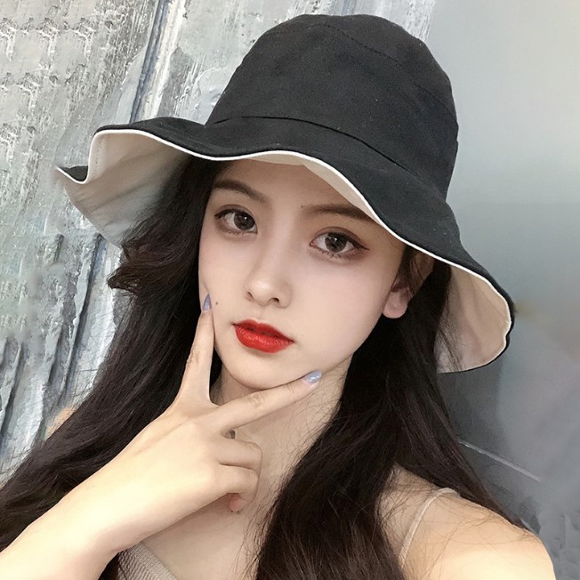 남녀공용 와이어 양면 벙거지 버킷햇 모자