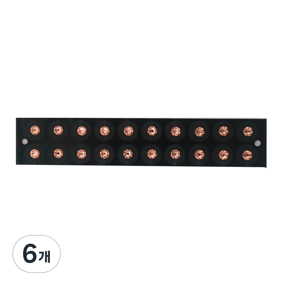 씽맘 다미쥬 다미쥬 스와로브스키 큐빅 귀침 귀지압패치 이혈테라피 라이트피치 6개