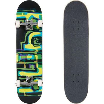 미국 올모스트 컴플리트 스케이트보드 Skateboard Complete Logo Glitch FP GreenYellow 7 8
