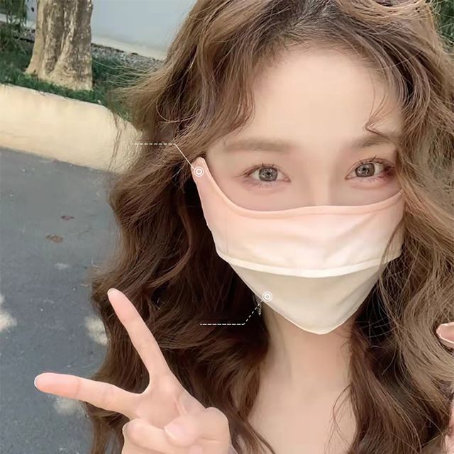 여성 냉감 자외선차단마스크 골프 등산