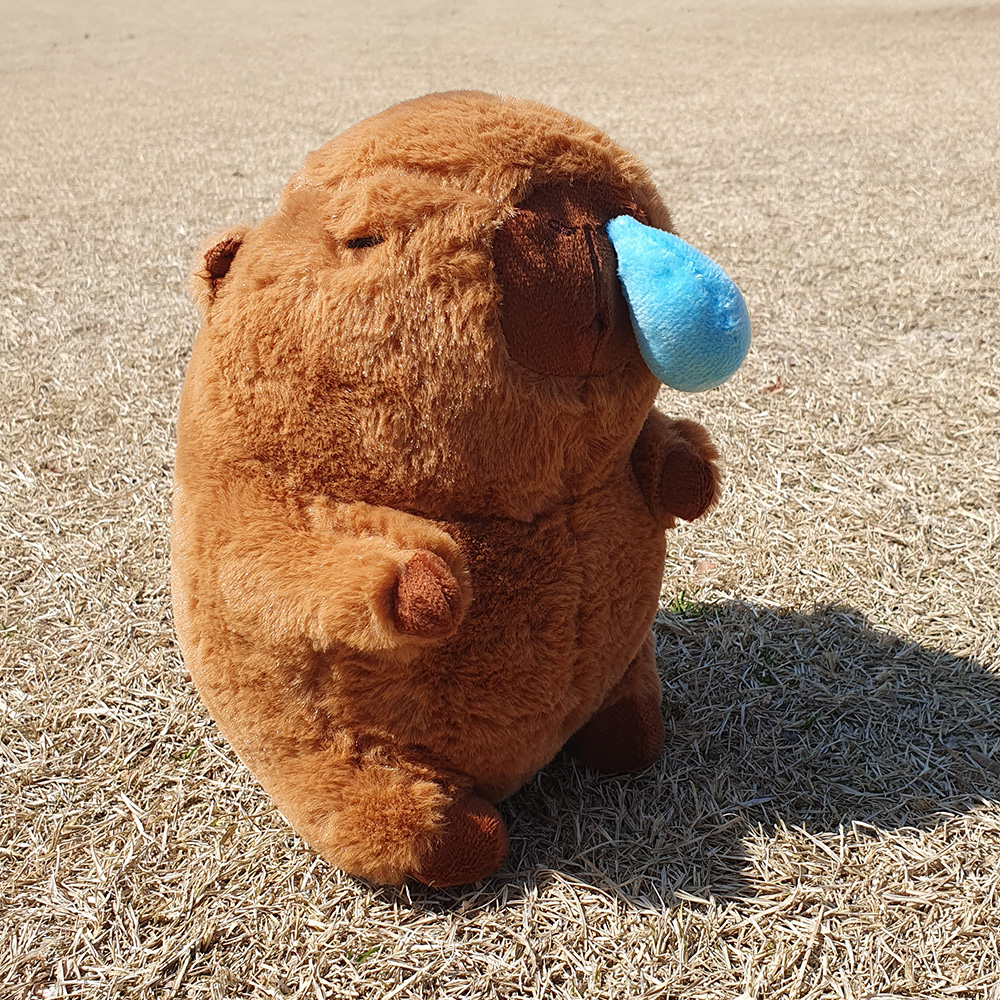 무드바이브 콧물 카피바라 동물 봉제인형
