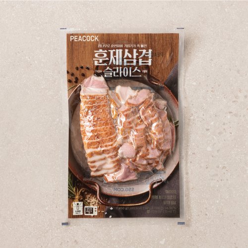 PEACOCK 훈제삼겹슬라이스 450g