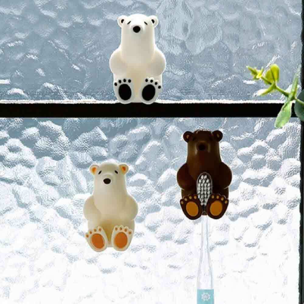 북극곰 칫솔꽂이 정리대 수납 욕실 화장실 다용도