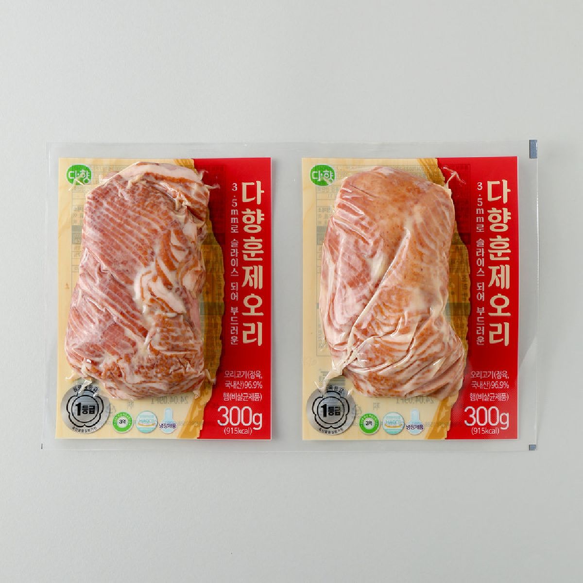다향 훈제오리 600G 300Gx2입