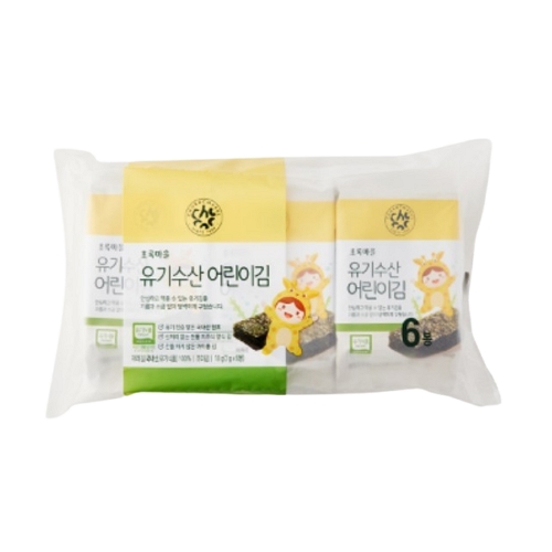 어촌사람들 초록마을 유기수산 어린이김 18g