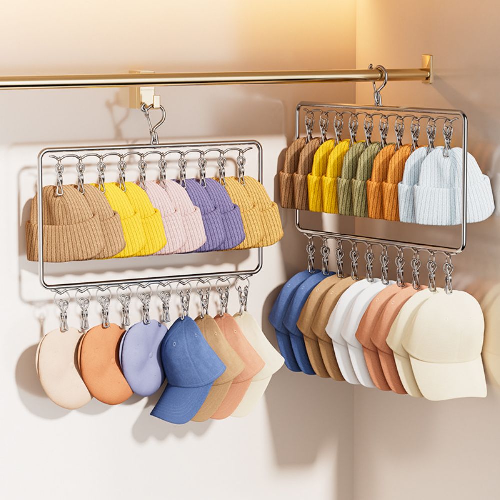 다용도 모자 걸이 행거 보관함 정리대 정리함 진열대 20pcs