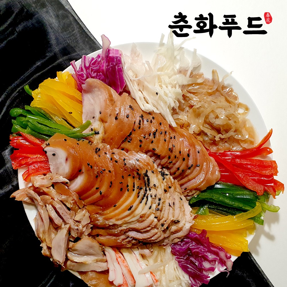 국내산 냉채족발 750g 로컬푸드 시장 춘화족발 순살족발 미니족발 족발맛집 소스포함 1개