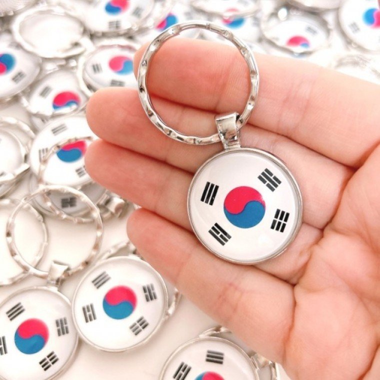 태극기 키링 열쇠고리 가방고리 한국여행 기념품 외국인선물