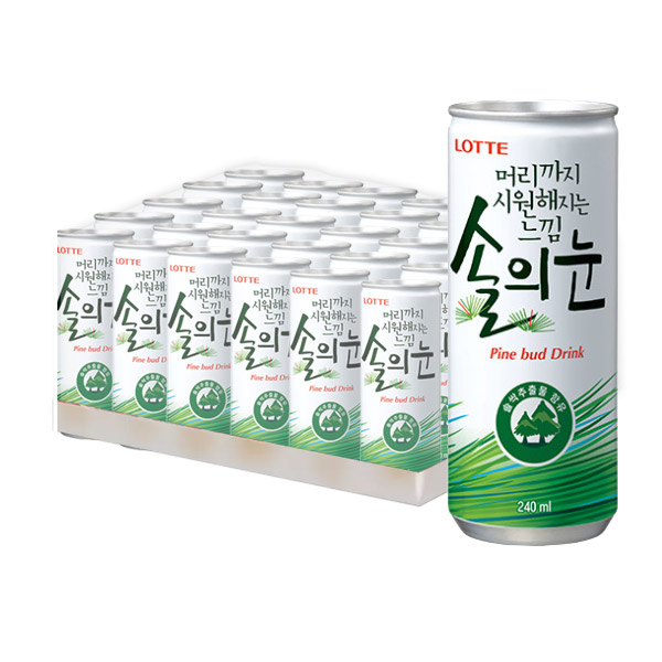 롯데칠성음료 솔의눈 솔의눈 30캔 안전박스포장