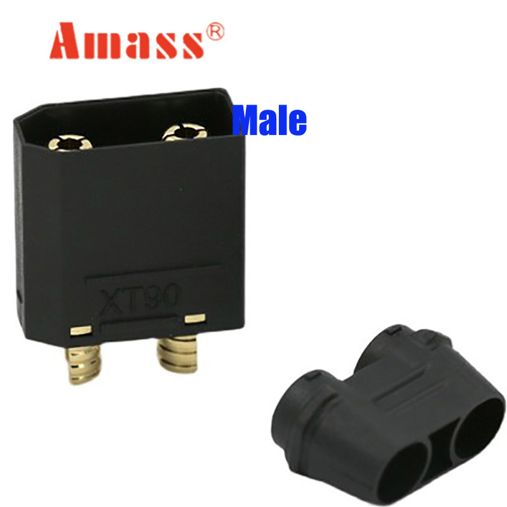 커넥터 쿼드 비행기 충전기 T RC 플러그 ESC개 AMASS 자동차 모터호환 2 수 쌍 1 암 드론 MALE FEMALE Y XT90H 1PAIR