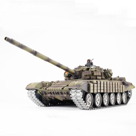 RC탱크 1 16 러시아 T-72 RC 탱크 모델 금속 특대 추적 장갑 전투 자동차 소련 T72 HL 에디션 1 T72 1개 3939-2