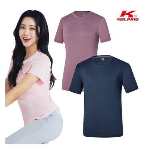 콜핑 콜핑 남여 하이쿨 무지 등산 반팔 라운드 티셔츠 5종