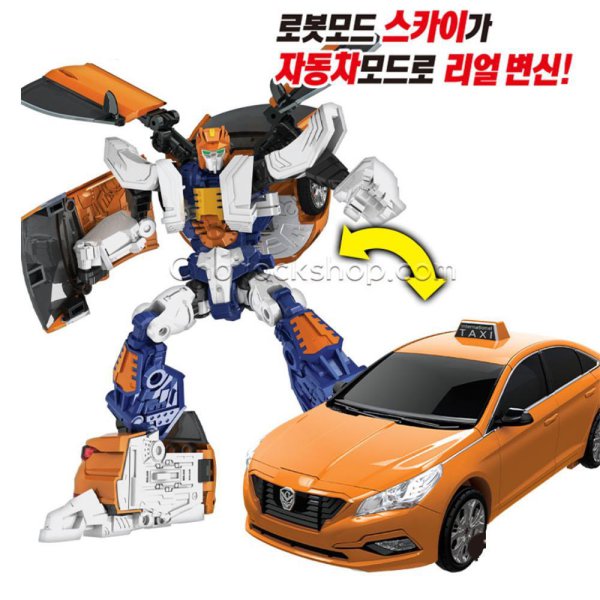 리얼 택시 자동차 간편변신 로봇 카봇 아티 손주생일선물 4세남아 1개