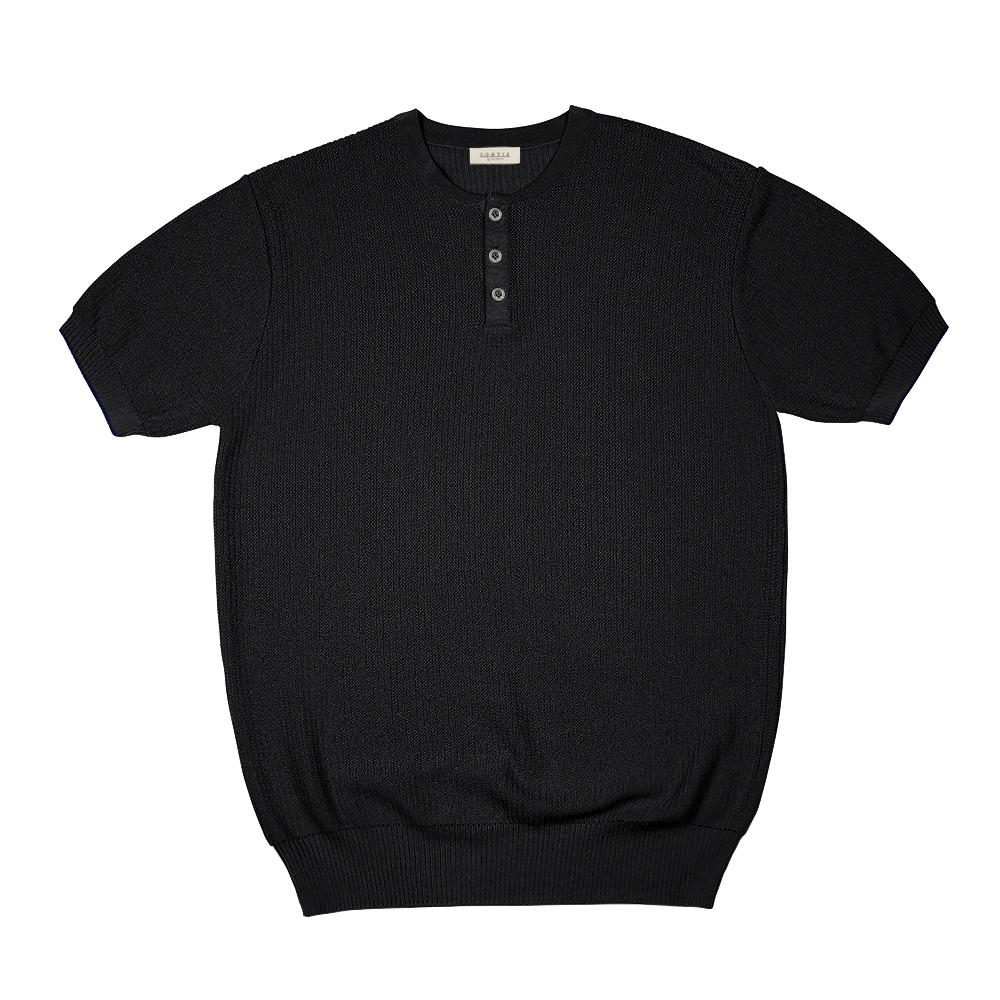 솔티 솔티 - Texture Henly neck Knit