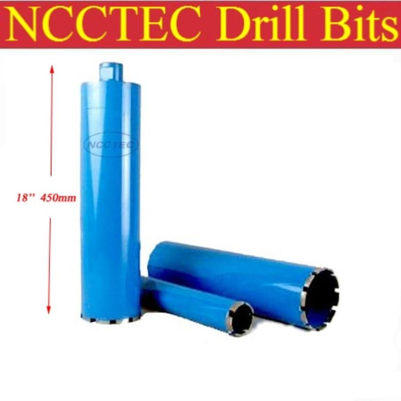 NCCTEC 크라운 다이아몬드 드릴링 비트 x 콘크리트 벽 습식 코어 전문 엔지니어링