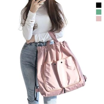 간편보관 가볍고 넉넉한 수납 캐주얼 스트링 심플백팩