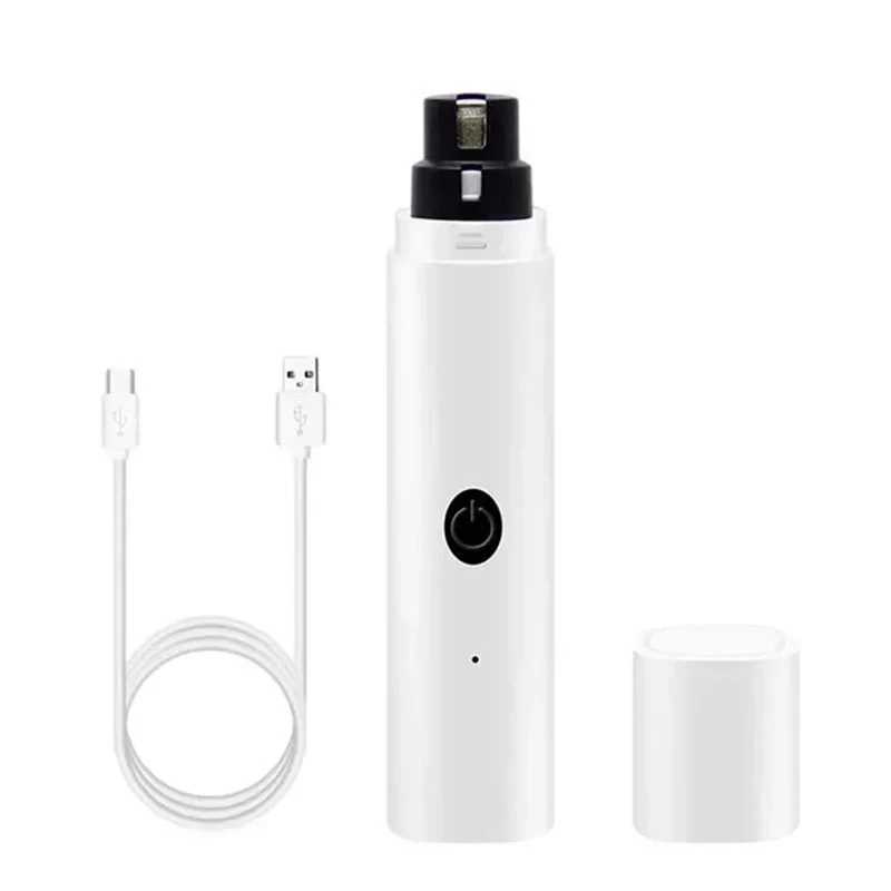 애견발톱 안전발톱깎이 충전식 USB 전기 강아지 LED 애완 동물 조용한 고양이
