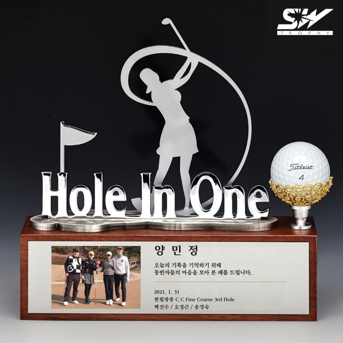 2024 성우 SM-9 골프 홀인원 기념트로피 메탈 210 60 195