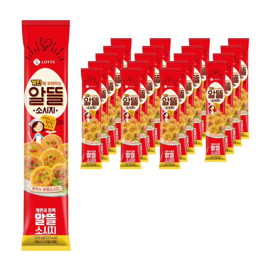롯데웰푸드 롯데푸드 알뜰 소시지 350g 300개