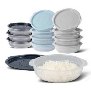 쿡앤밥 4p 전자렌지밥용기 냉동보관 밥팩 냉동실소분 연그레이 4p