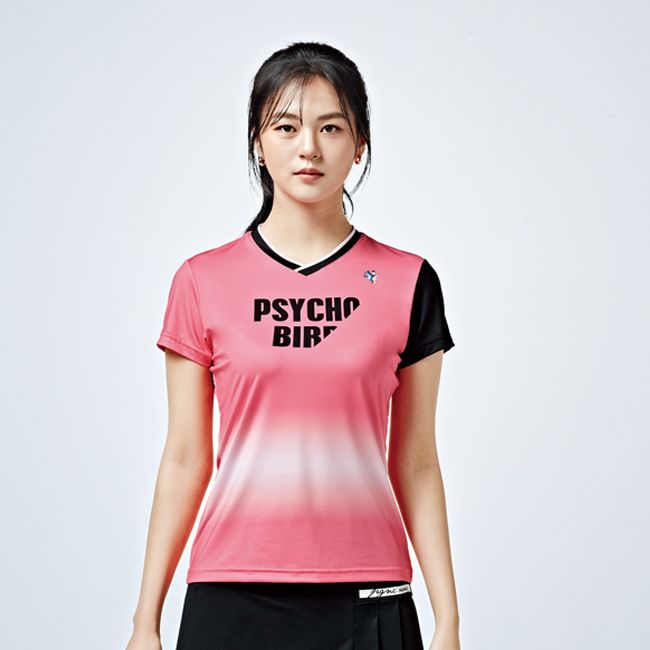 패기앤코 패기앤코 패기앤코 여성 반팔 티셔츠 배드민턴의류 배드민턴복 PSY-6006