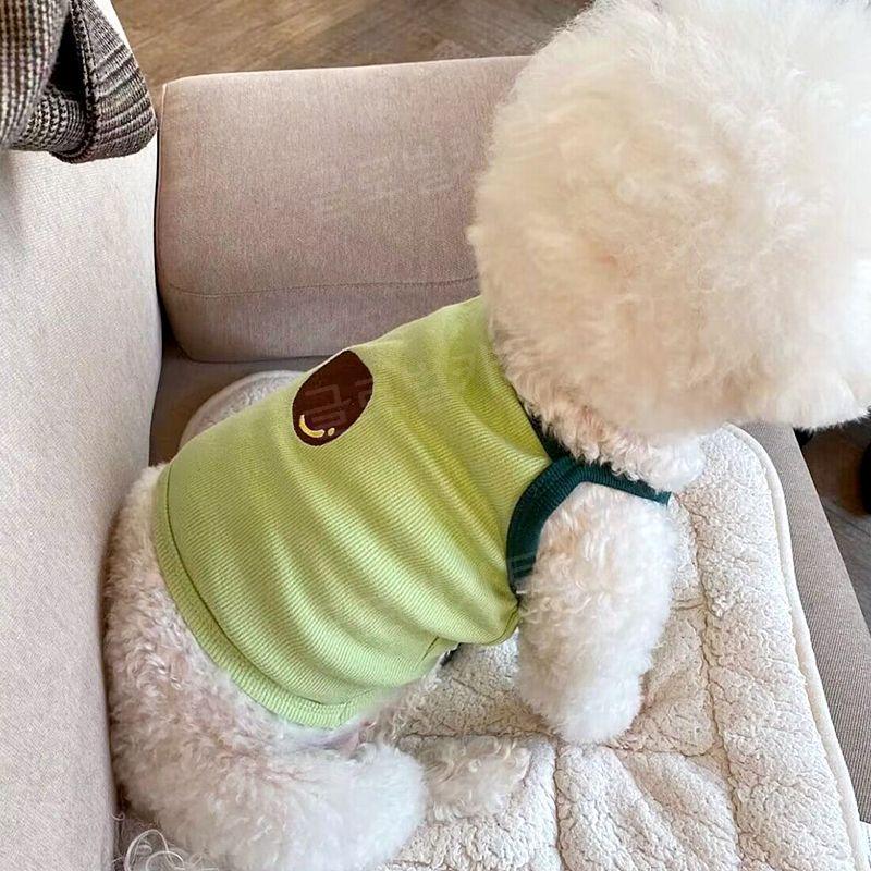 아보카도 강아지 원피스 얇은 여름 옷 애완동물 소형견 반려동물 나시