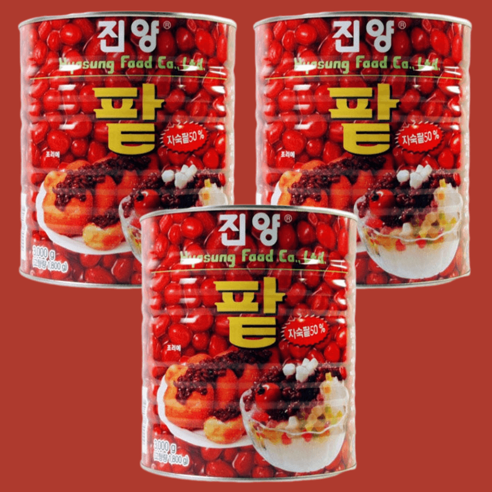 진양 팥 통단팥 빙수용 업소용 대용량 3Kg X 6개 1박스