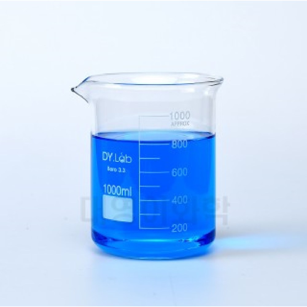 대영이화학 DYLAB 과학 실험 화학 유리 비이커 비커 1L 2L 5L 10L 1개 DY2020-50