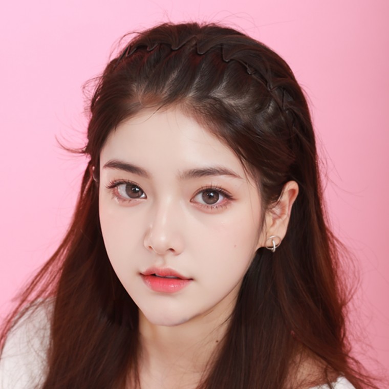보호캡이 빅 웨이브 철사 머리띠 남여공용 헤어밴드