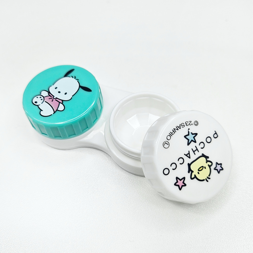산리오 포차코 휴대용 콘택트 렌즈 통 케이스 보관함