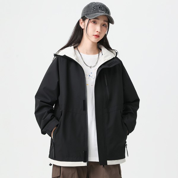데이스 후드 바람막이 남녀공용 아웃도어 간절기 점퍼