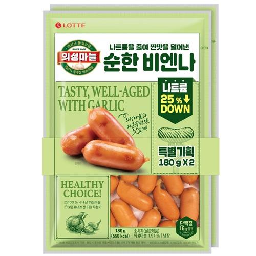 의성마늘 순한 비엔나 180G 2