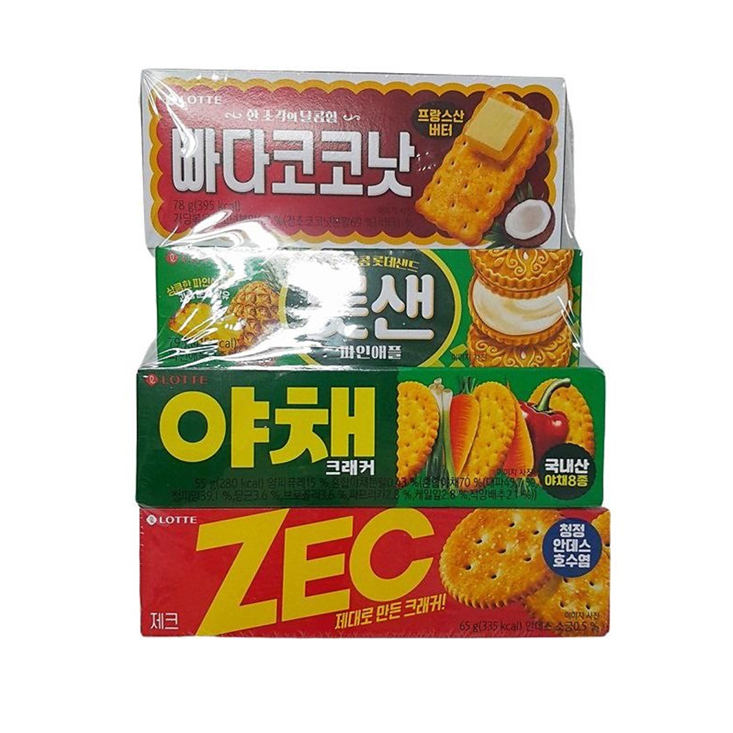 롯데비스켓번들 4종 롯데제과 주 1개