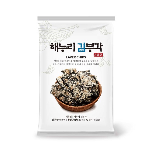 월매식품 남원김부각 해누리 전통 찹쌀 김부각 8봉 선물세트 주전부리 간식 전통맛 8봉 70g 70g