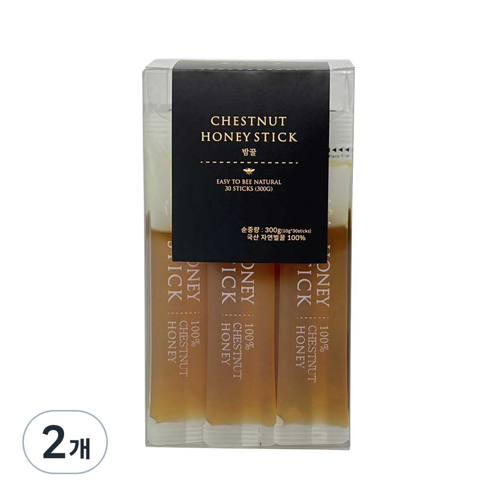 허니바이허니 허니바이허니 허니스틱 밤꿀 300g 7개