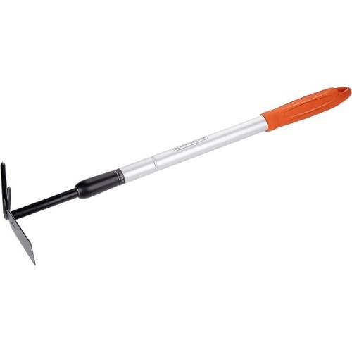 BLACKDECKER 경운기 정원 갈퀴와 호미 길이 조절 재배 제초 탄소강 헤드