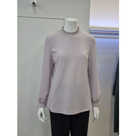 벨리시앙 세이브존04 반 하이넥 블라우스 BL3108
