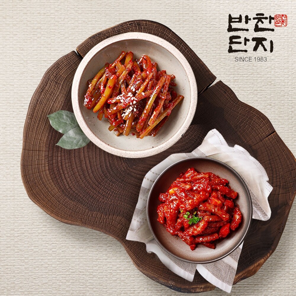 반찬단지 반찬단지 마늘쫑무침1kg 낙지젓 1Kg 젓갈