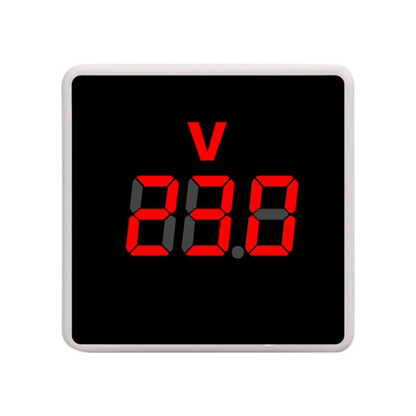 작업용 전압 측정용 디지털 LCD 디스플레이 AC 모니터 EU 플러그 게이지 측정기 백라이트 50-380V
