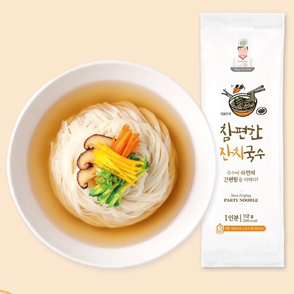 참다른 3분이면 뚝딱 참편한 잔치국수 112g x 5개