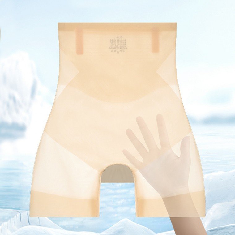 여자 노라인 무봉제 쿨링 심리스팬티 하이웨스트 사각팬티 보정속옷