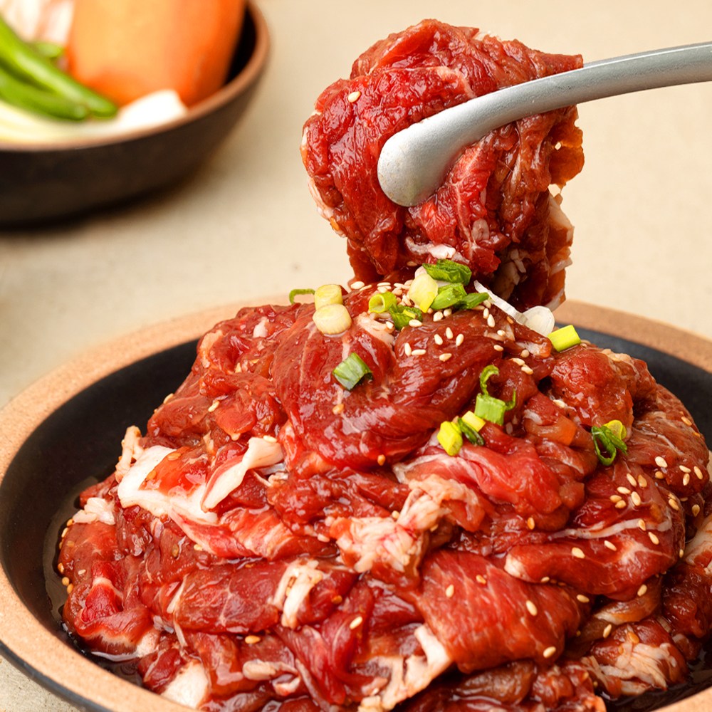 부경식품 100 국내산 한돈 목심 양념 불고기 300g 300g